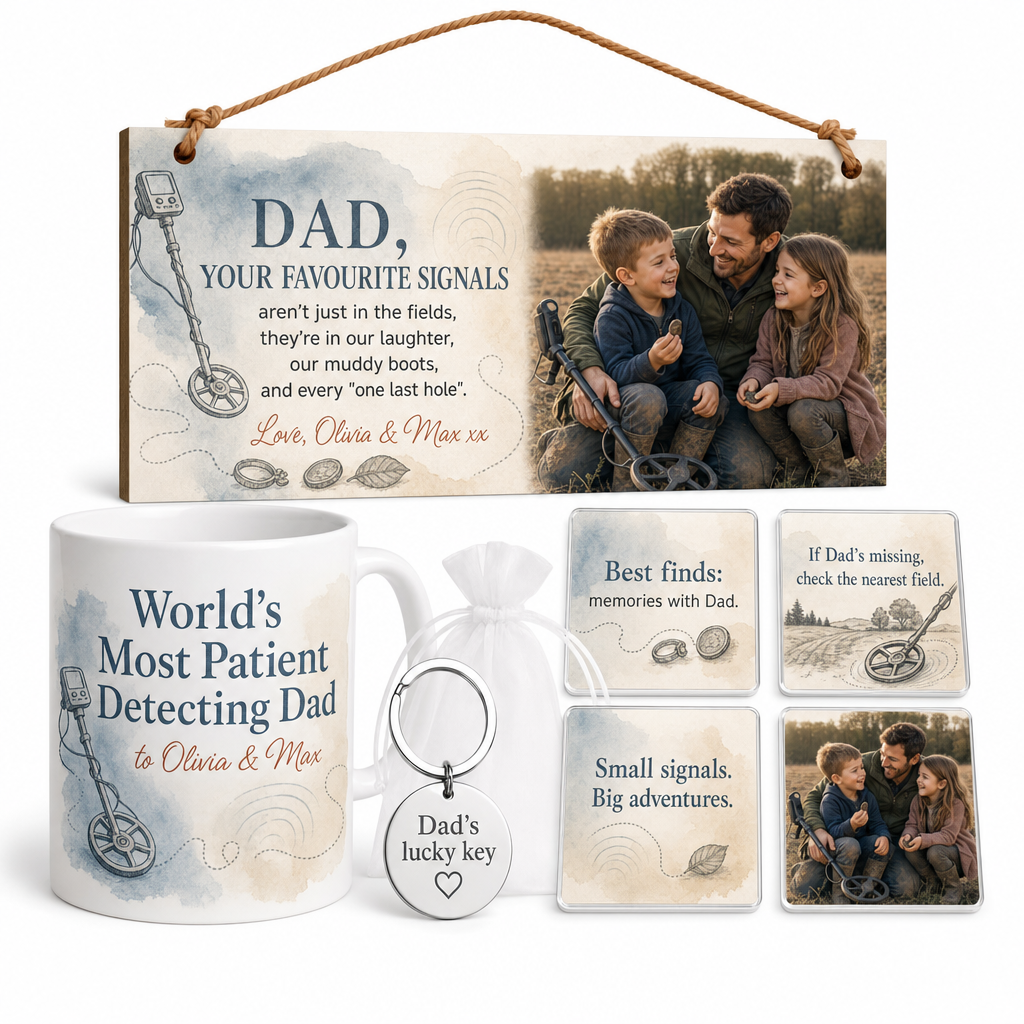 Signals Of Dad Personalised Gift Box Set