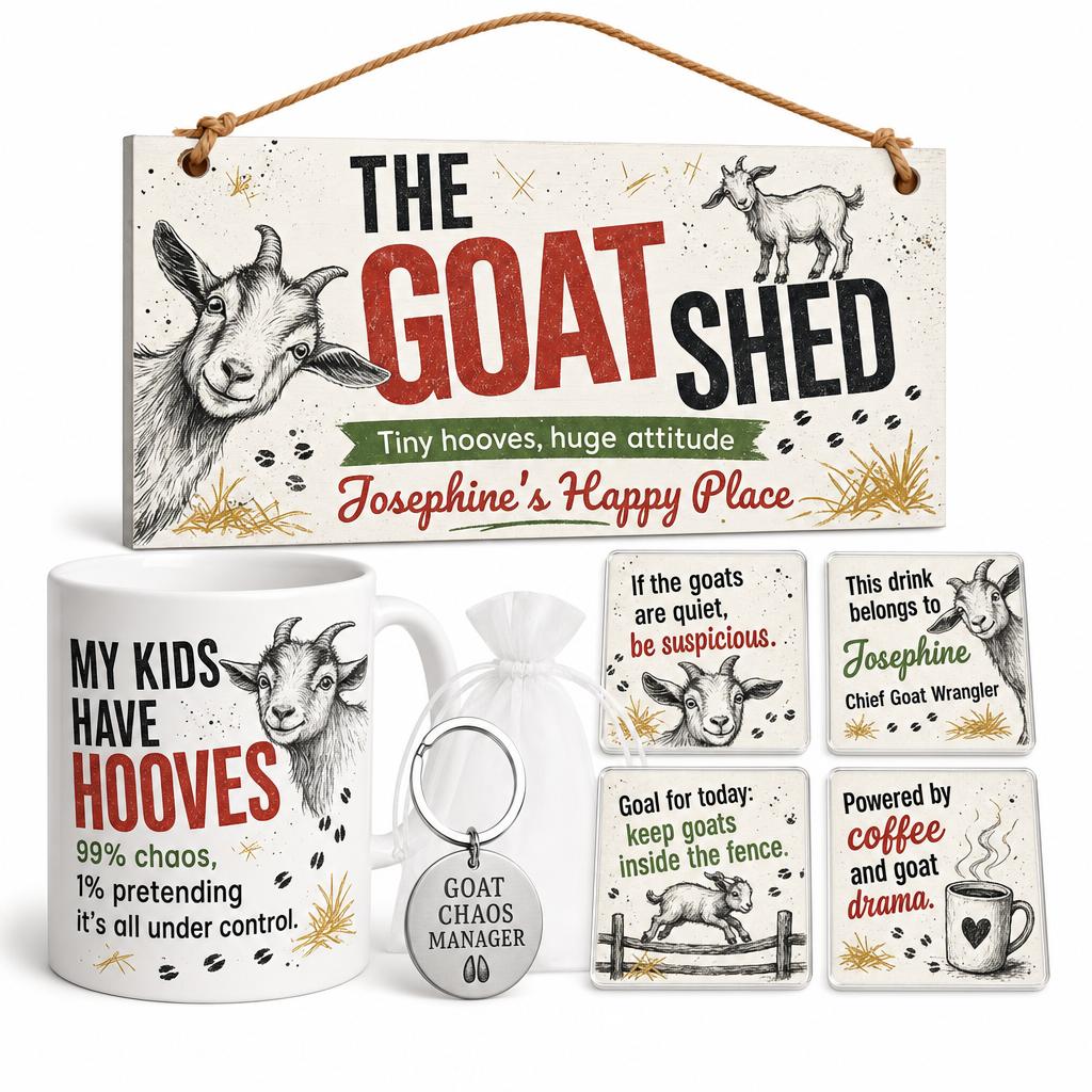 Goat Chaos Manager Personalised Gift Box Set