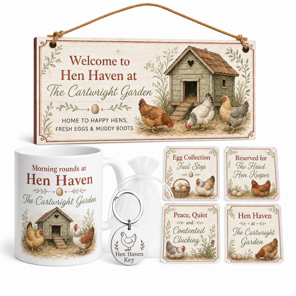 Hen Haven Homestead Personalised Gift Box Set
