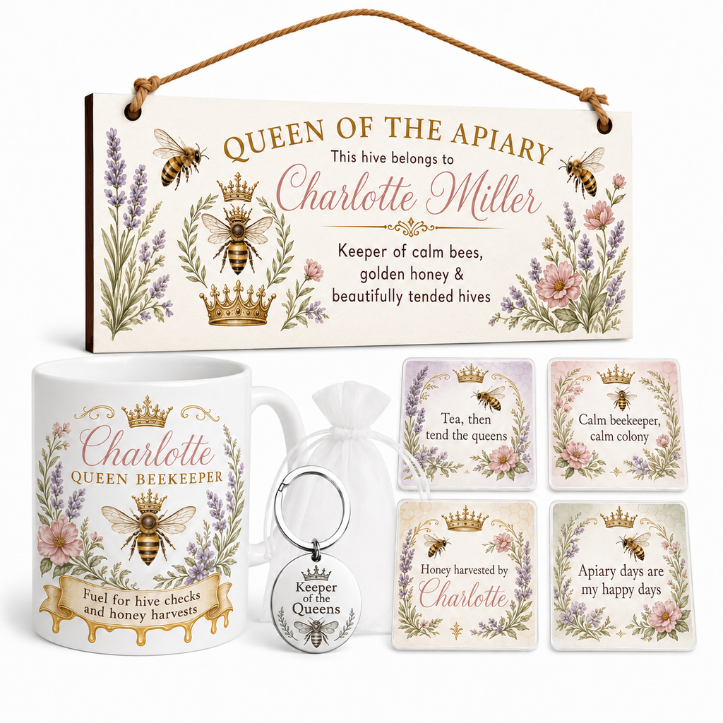 Queen Of The Apiary Personalised Gift Box Set