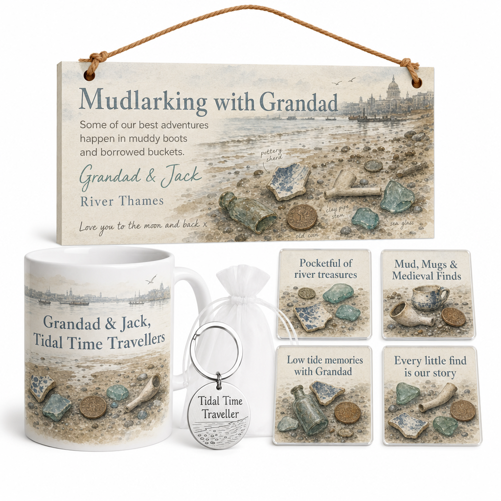 Grandad’s Low Tide Finds Personalised Gift Box Set