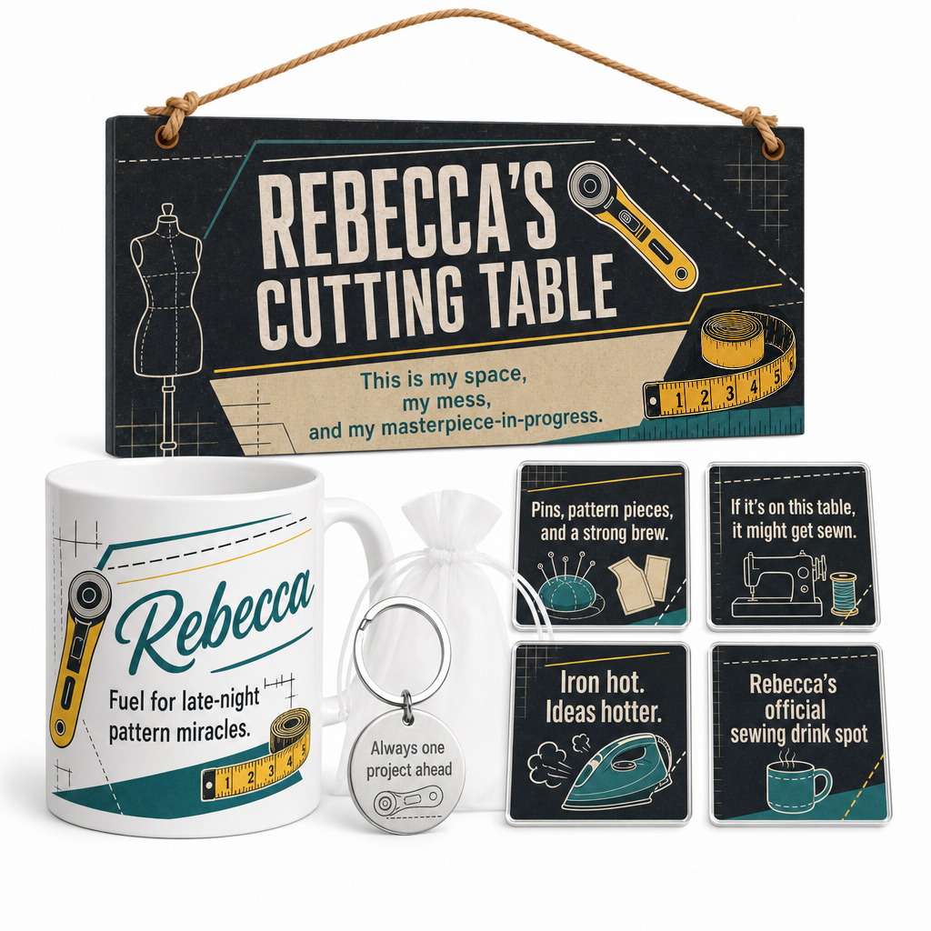 Cut Once, Caffeinate Personalised Gift Box Set