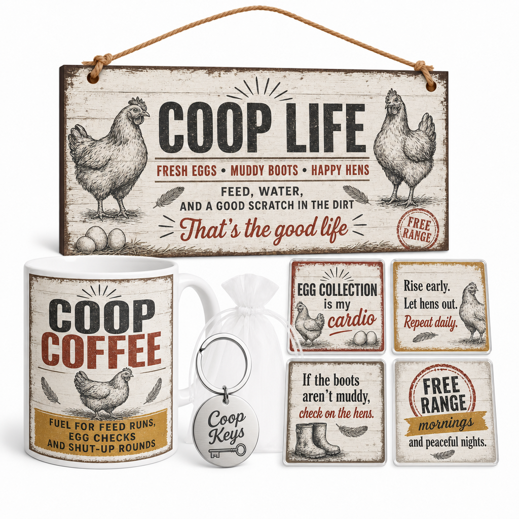 Rustic Coop Life Gift Box Set