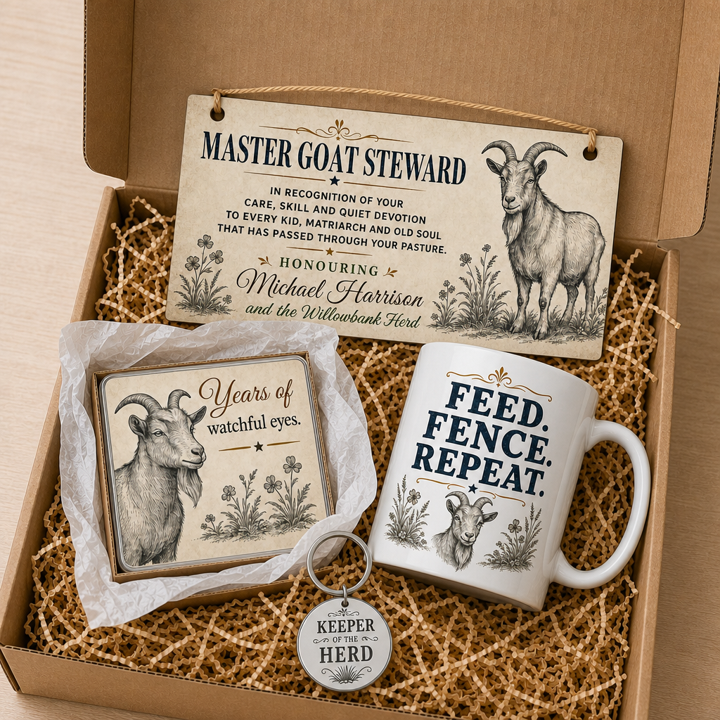 Heritage Goat Steward Personalised Gift Box Set