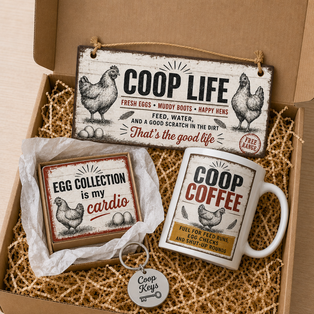 Rustic Coop Life Gift Box Set