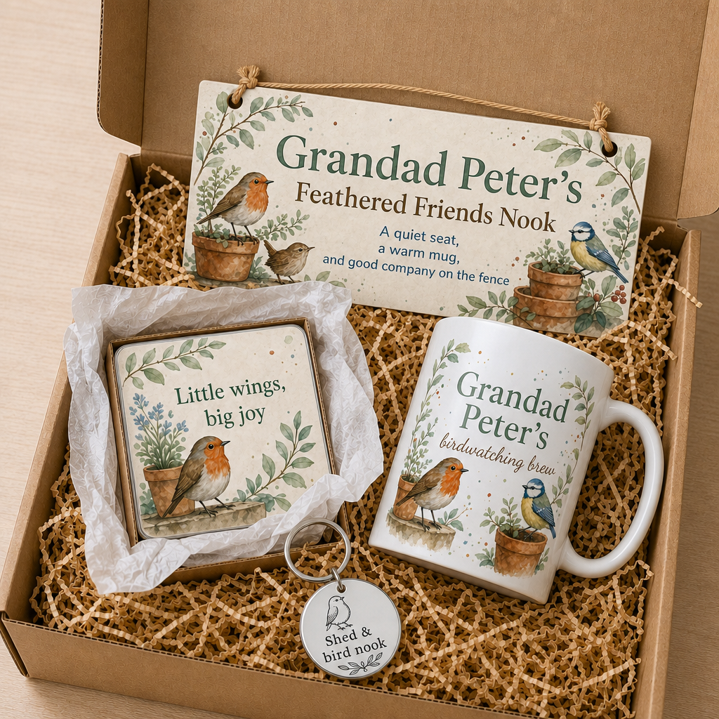 Feathered Friends Nook Personalised Gift Box Set