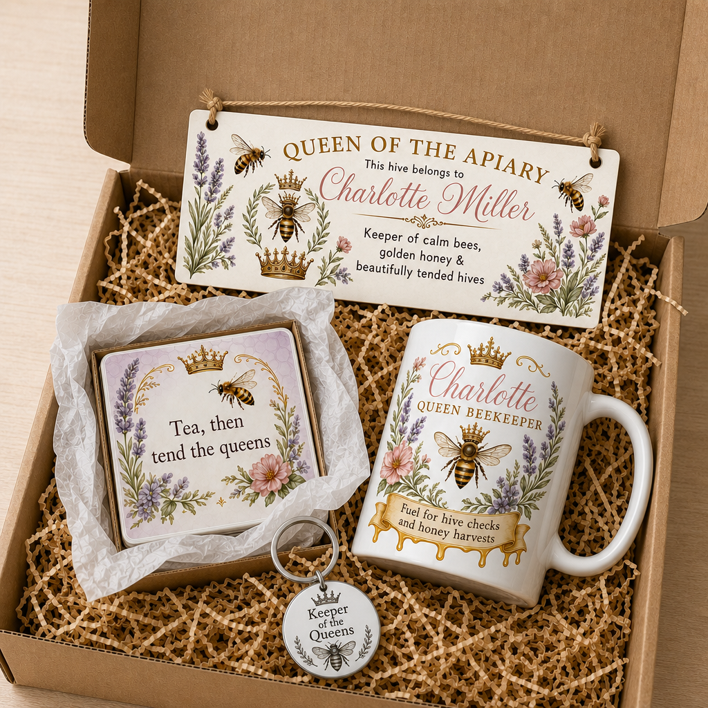 Queen Of The Apiary Personalised Gift Box Set