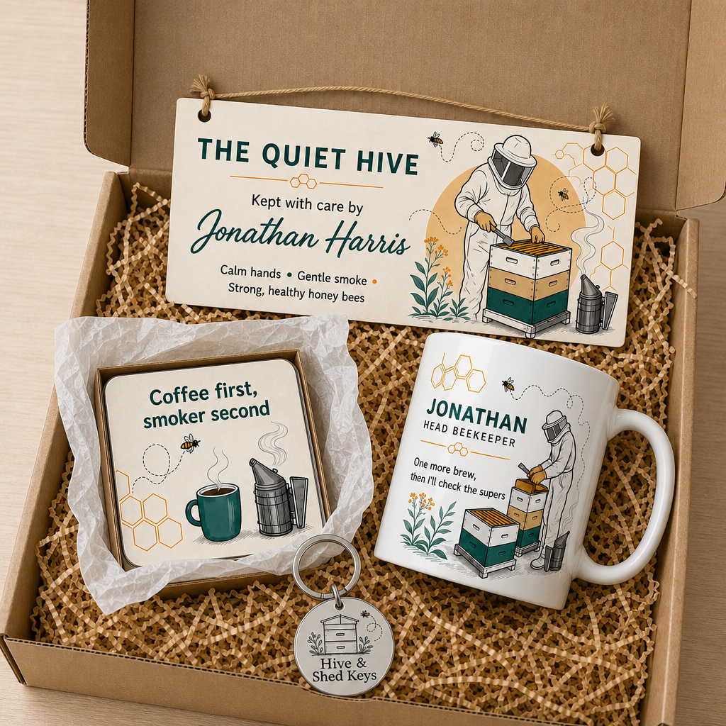 Quiet Hive Keeper Personalised Gift Box Set