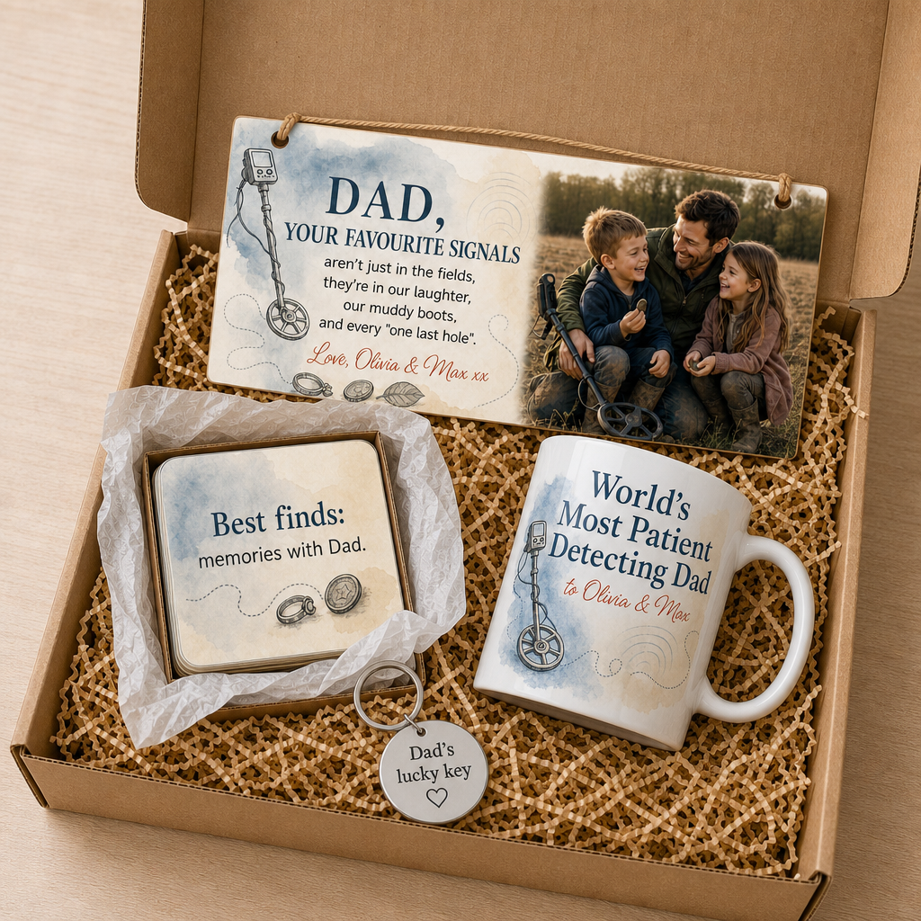 Signals Of Dad Personalised Gift Box Set