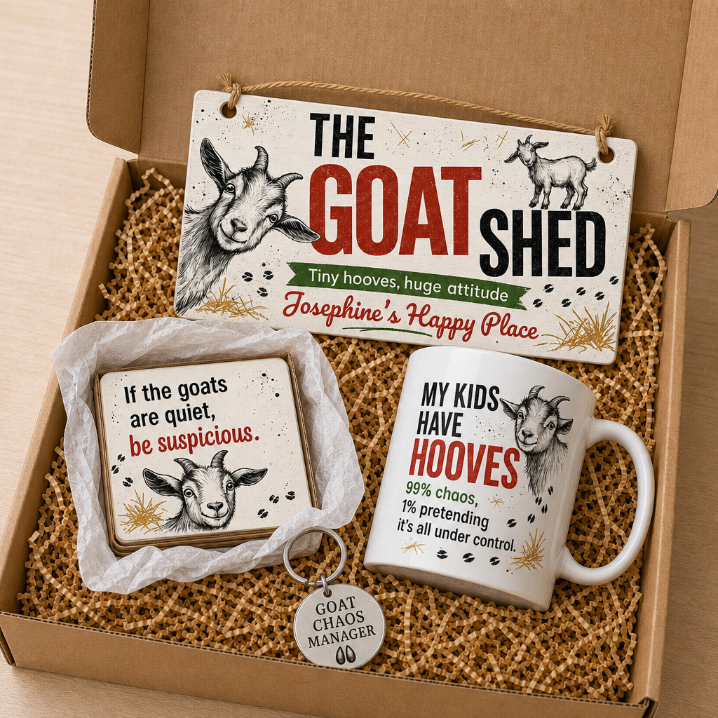 Goat Chaos Manager Personalised Gift Box Set
