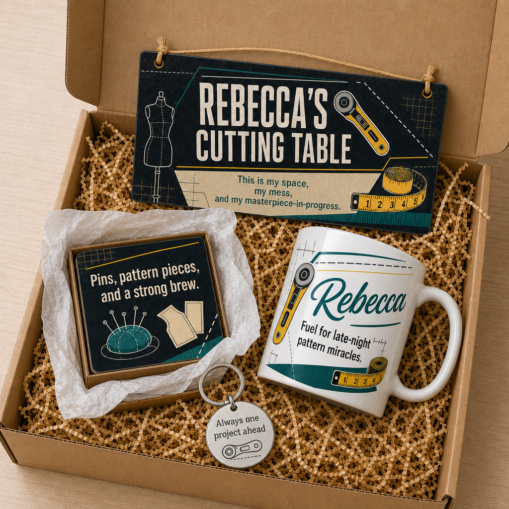 Cut Once, Caffeinate Personalised Gift Box Set