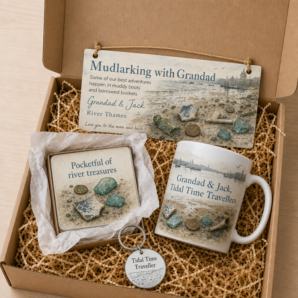Grandad’s Low Tide Finds Personalised Gift Box Set