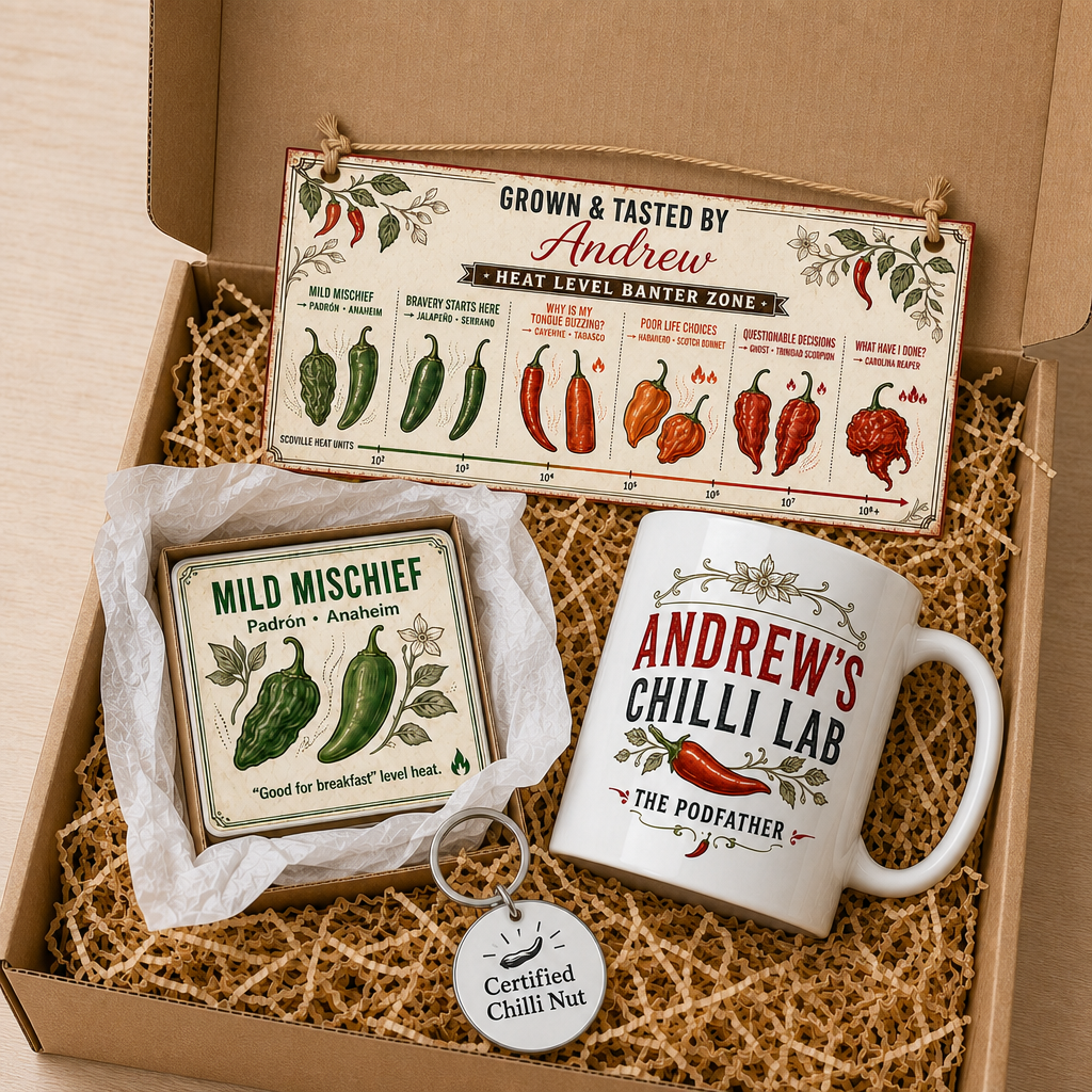 Scoville Heat Society Personalised Gift Box Set
