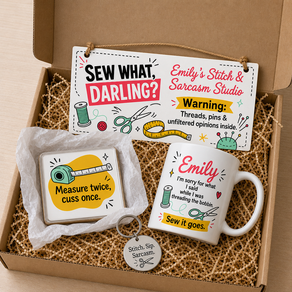 Sew What Darling Personalised Gift Box Set