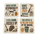 Jurassic Perk Lab Coasters (Set of 4)