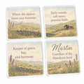 Andean Alpaca Guardian Personalised Coasters (Set of 4)