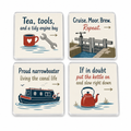 Cruise Calm Collection Personalised Coasters (Set of 4)