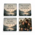 Carp Lake Stillness Personalised Coasters (Set of 4)