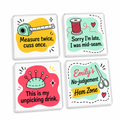 Sew What Darling Personalised Coasters (Set of 4)
