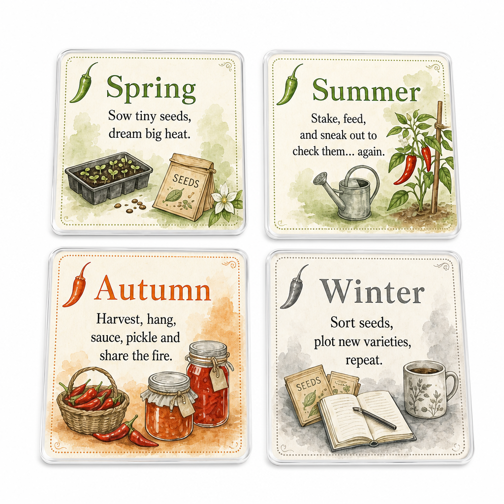Chilli Seasons Journal Personalised Gift Box Set