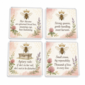 Queen In The Apiary Coasters (Set of 4)