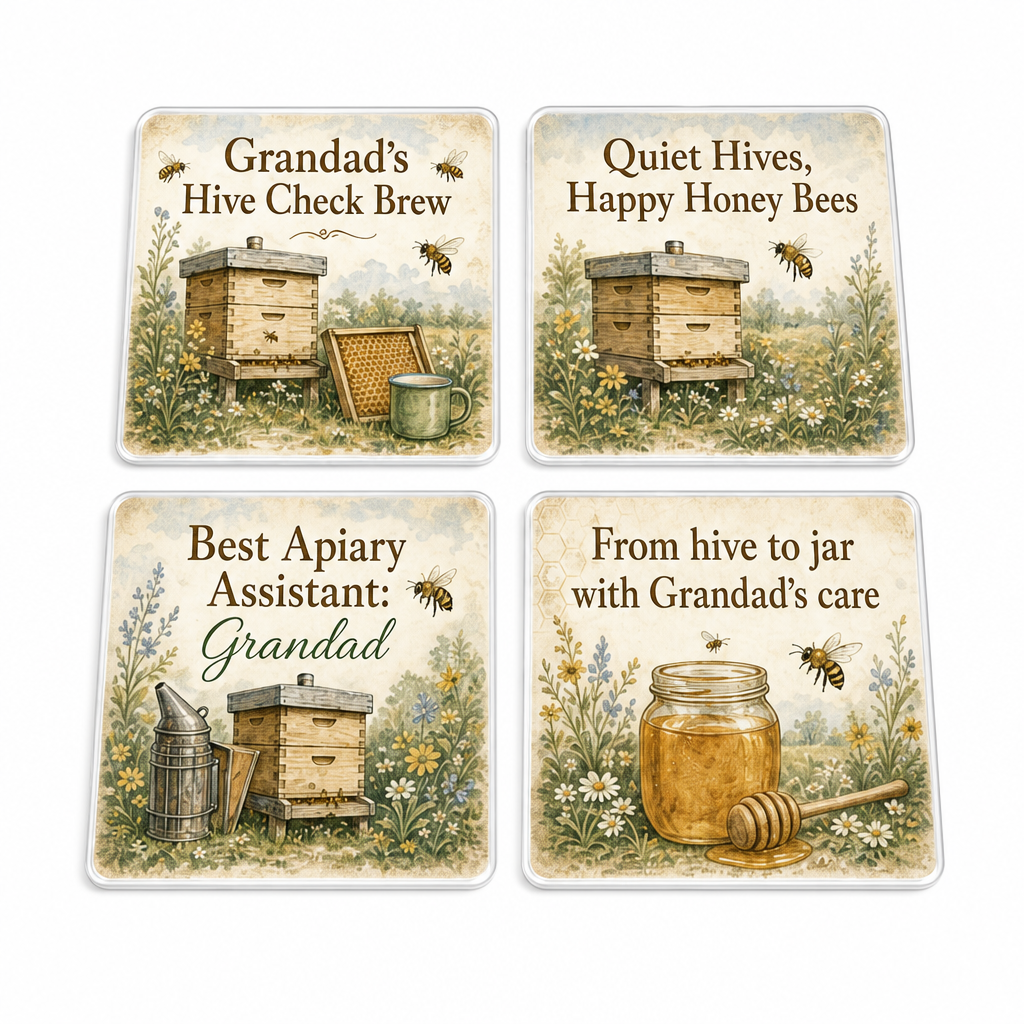 Grandad’s Little Apiary Personalised Gift Box Set