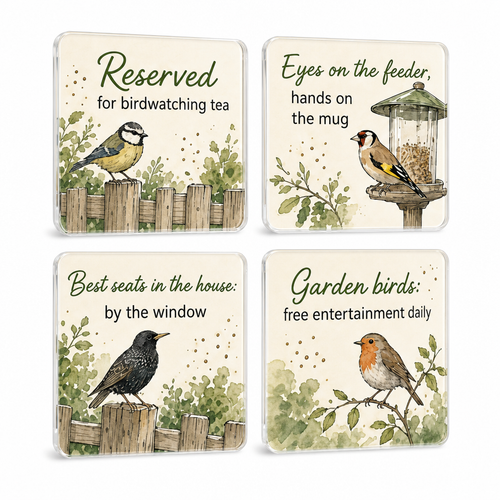 Back Garden Observatory Personalised Coasters (Set of 4)
