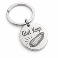 Courgette Chaos Club Personalised Keyring