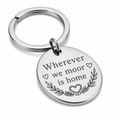 Mooring Heart Home Personalised Keyring
