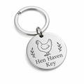 Hen Haven Homestead Personalised Keyring