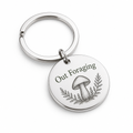 Forest Forager Crest Personalised Keyring