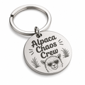 Alpaca Crew Personalised Keyring