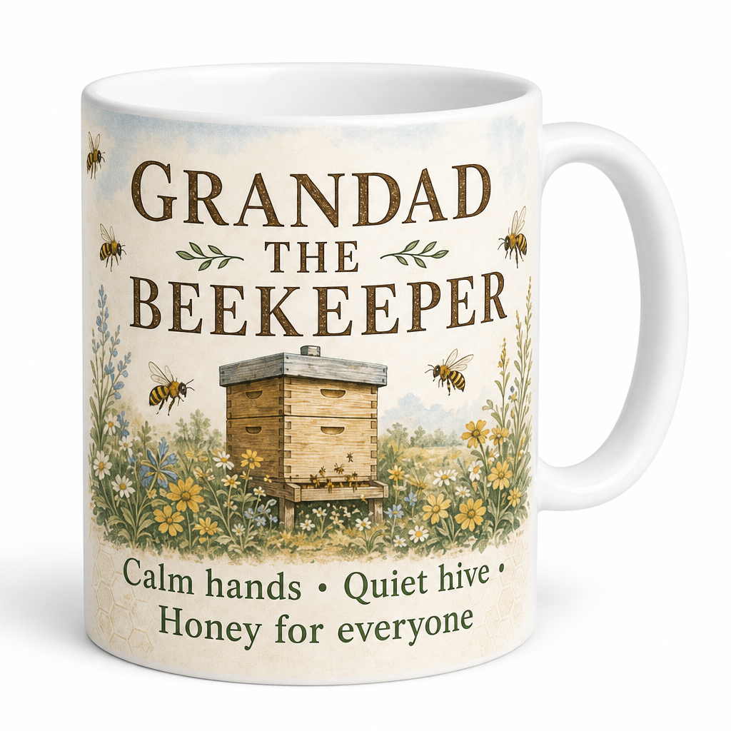Grandad’s Little Apiary Personalised Gift Box Set