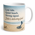 Shoreline Signal Sweep Personalised Mug