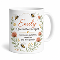 Queen Bee Keeper Personalised Mug