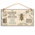 Apiary Guardian Wooden Plaque