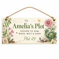 Season To Sow Personalised Wooden Plaque