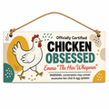 Cluck & Company Personalised Wooden Plaque