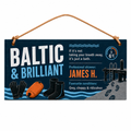 Baltic And Brilliant Personalised Wooden Plaque