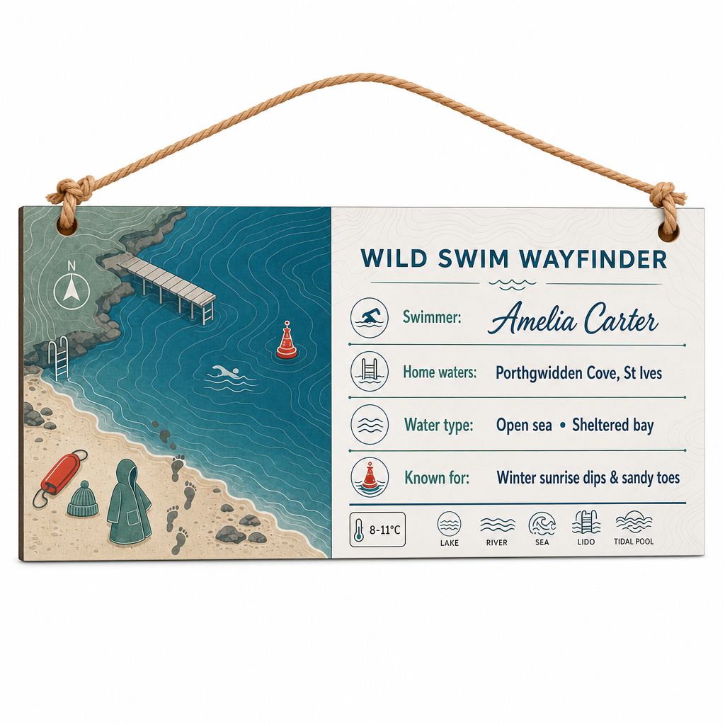 Wild Swim Wayfinder Personalised Gift Box Set