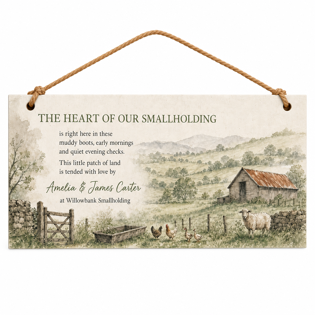 Pasture Morning Quiet Personalised Gift Box Set