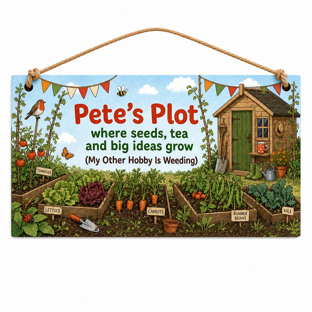 Plot Of Our Dreams Personalised Gift Box Set