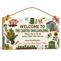 Pun-derful Plot Keeper Personalised Wooden Plaque