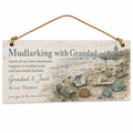 Grandad’s Low Tide Finds Personalised Wooden Plaque