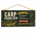 Carp Banter Brigade Personalised Wooden Plaque