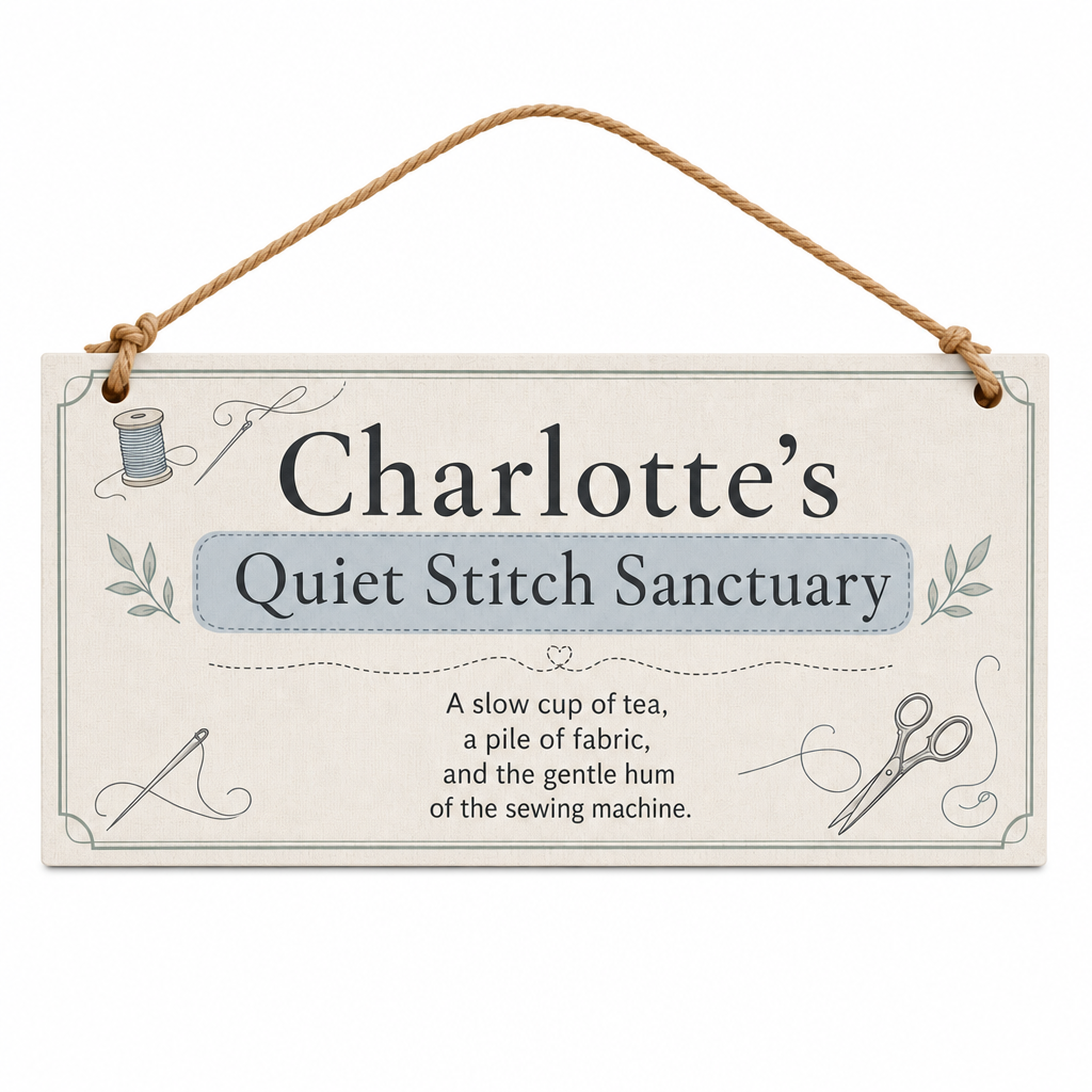 Quiet Stitch Sanctuary Personalised Gift Box Set