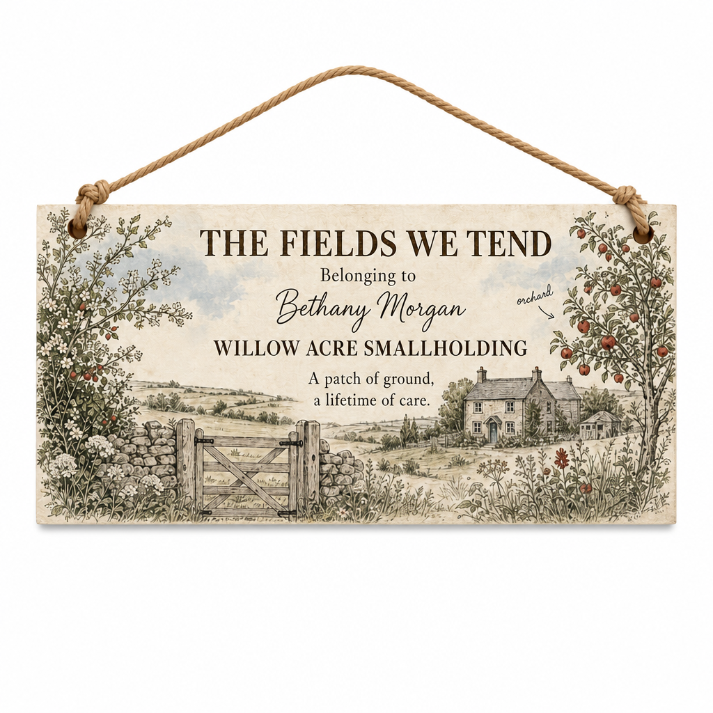 Hedgerows Script Personalised Gift Box Set