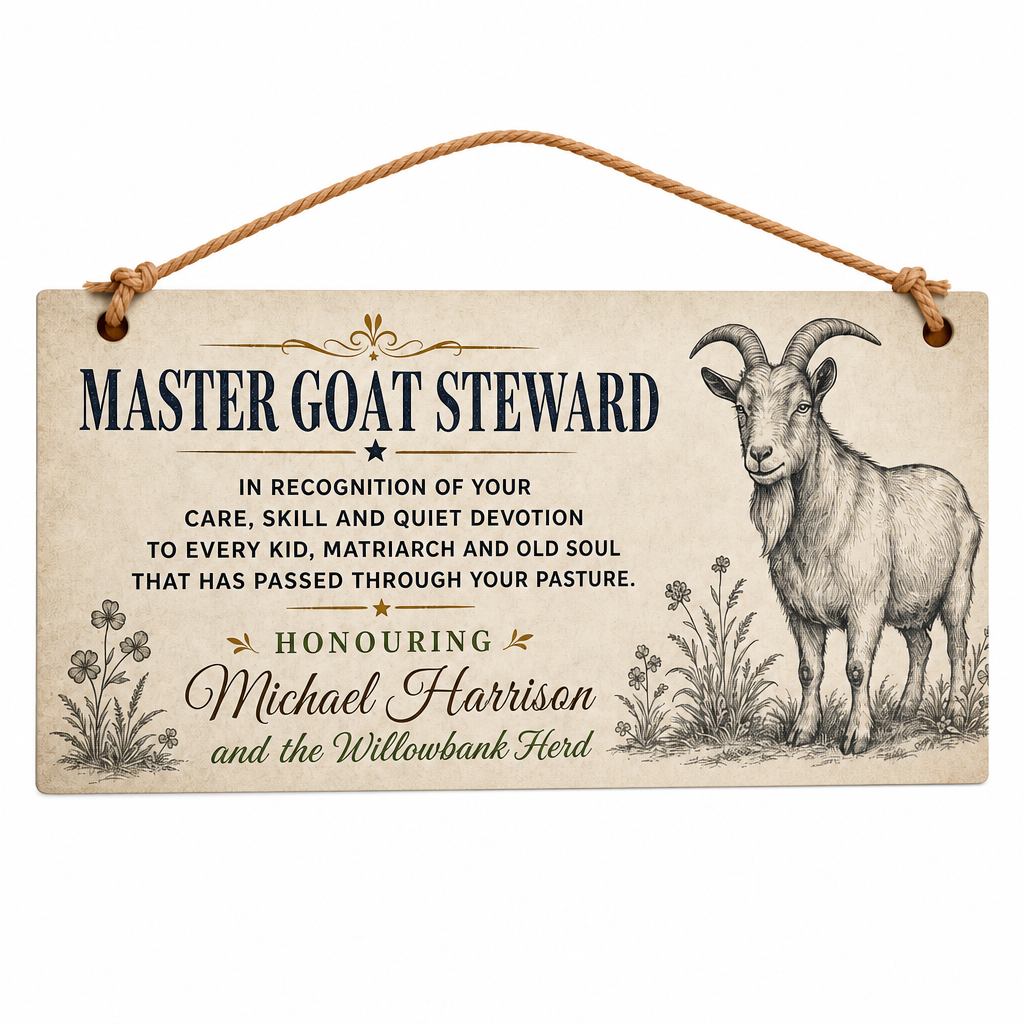 Heritage Goat Steward Personalised Gift Box Set