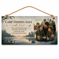 Carp Lake Stillness Personalised Wooden Plaque
