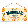 Bee Legend Personalised Wooden Plaque